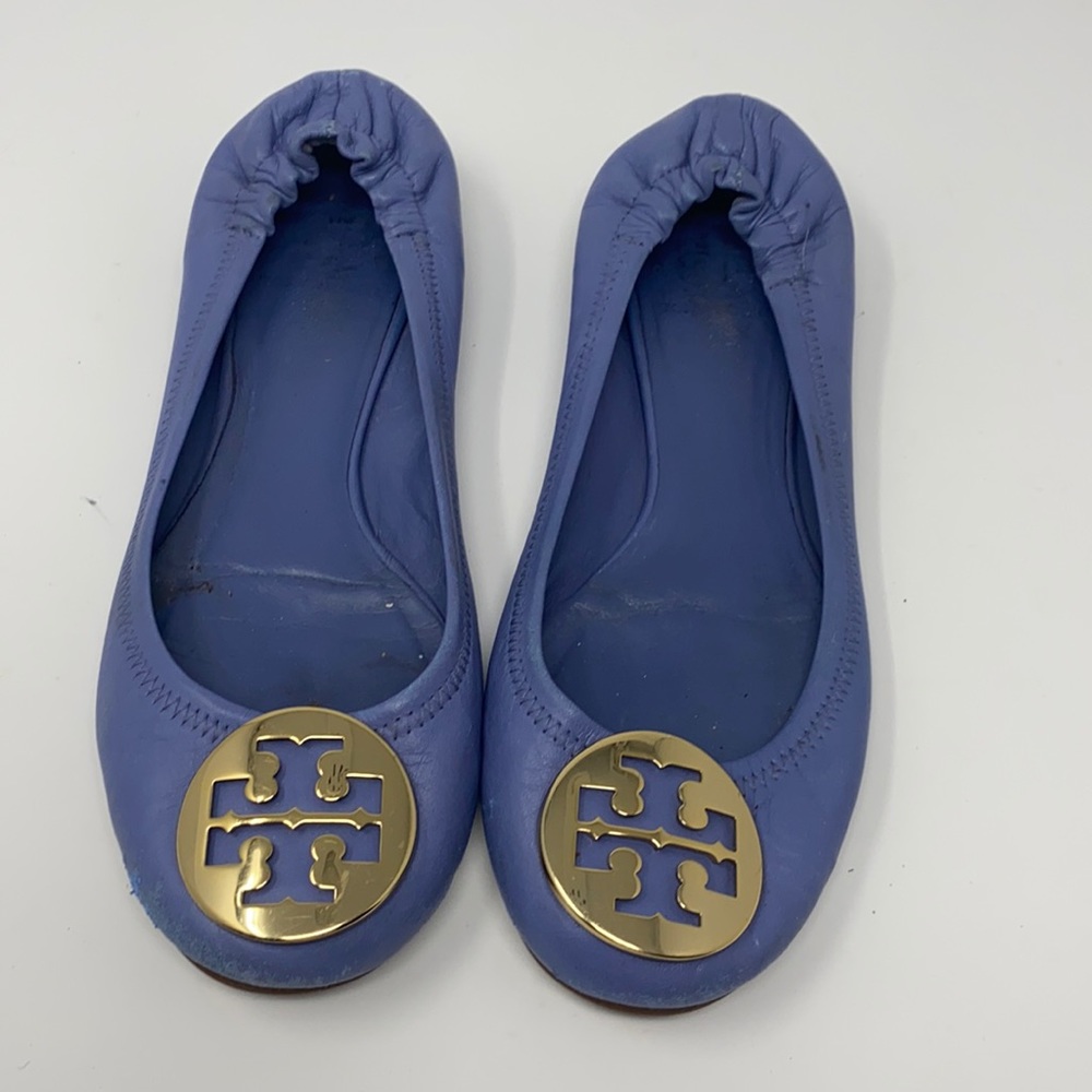 Blue Tory Burch Flats
